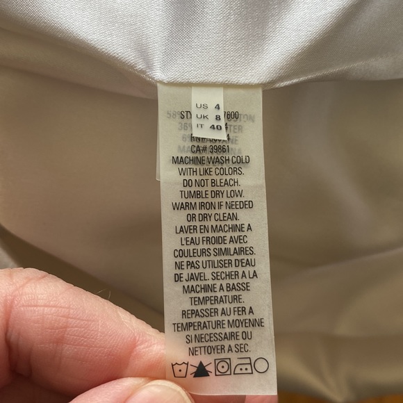 Gorgeous White Elie Tahari Summer Dress - Sz 4 - Picture 11 of 14